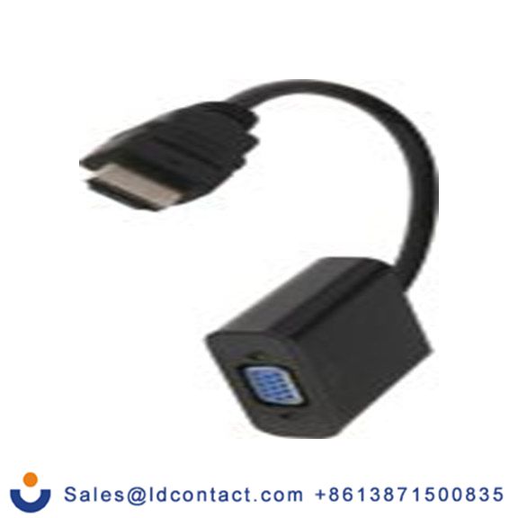 RS PRO,182-8478,AV适配器 HDMI类型 公 VGA类型 直向, 镀金色触点 母插, ABS外壳