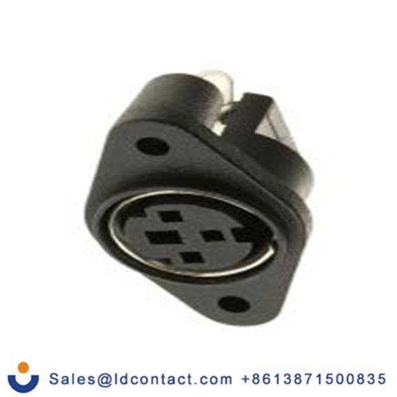 RS PRO,183-1760,DIN插座, Miniature, 3触芯, 面板安装, 直向 1A MDR系列, 100 V ac 母插