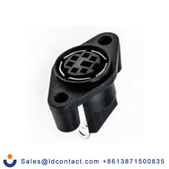 RS PRO,183-1798,DIN插座, Miniature, 6触芯, 面板安装, 直向 1A MDR系列, 100 V ac 母插