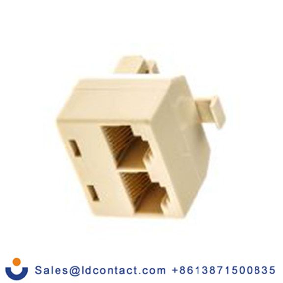 RS PRO,186-3105,RJ适配器 RJ45, 2端口, Φ36 mm, 21 mm长 SY888系列