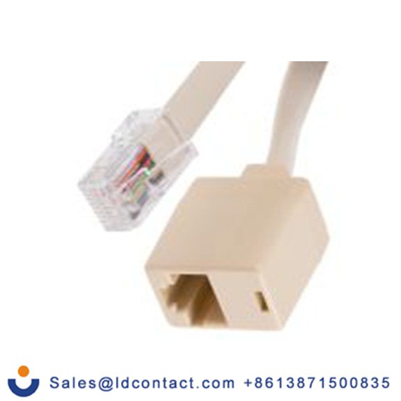 RS PRO,186-3161,RJ 扩展器 RJ45, Cat3网络, 1端口 2 m 长, 200 mm长 SPJ系列