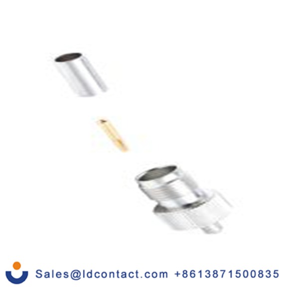 RS PRO,193-8029,TNC 连接器 母插, 50 Ω, 电缆安装, 直向, 用于RG58C/U线 TNC系列 压接