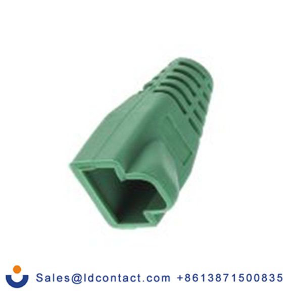 RS PRO,201-0273,水晶头保护套 靴, 绿色, 用于RJ45 连接器, 聚氯乙烯制 RJ45SRB系列