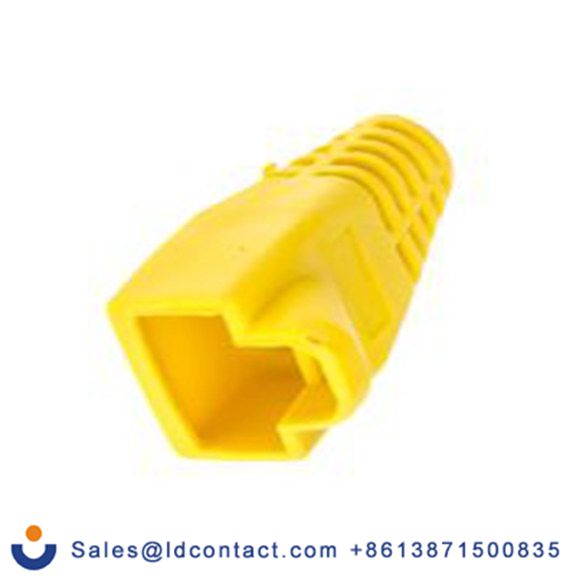 RS PRO,201-0289,水晶头保护套 靴, 黄色, 用于RJ45 连接器, 聚碳酸脂制 RJ45SRB系列