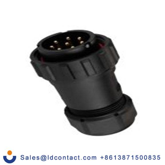 RS PRO,207-0693,圆形连接器 插头, 8芯, 电缆安装, 公芯, 500 V, IP68, SP29系列