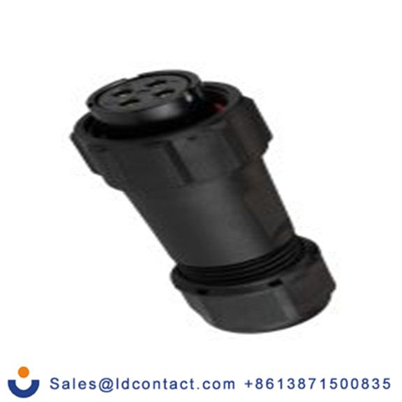 RS PRO,207-2213,Standard 圆形连接器 插头, 4芯, 电缆安装, 母插芯, 500 V, IP68, SP21系列