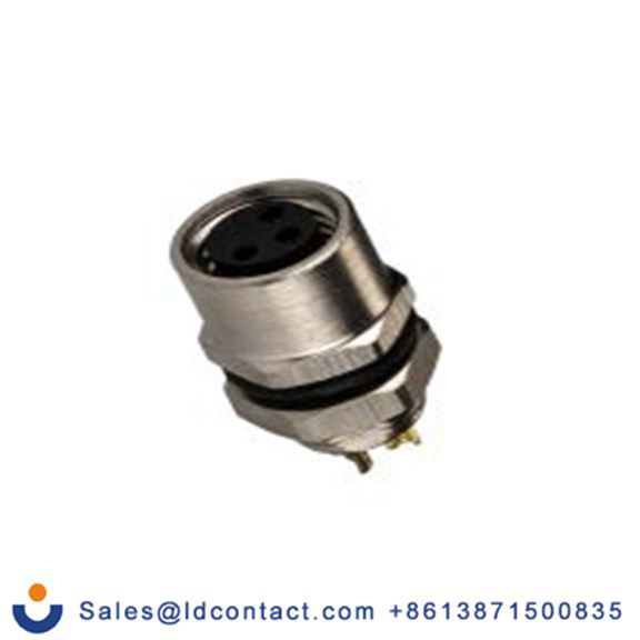 RS PRO,208-0571,M8 圆形连接器 插座, 3芯, 面板安装, 母插芯, 60.0 V, IP40, CPF08系列