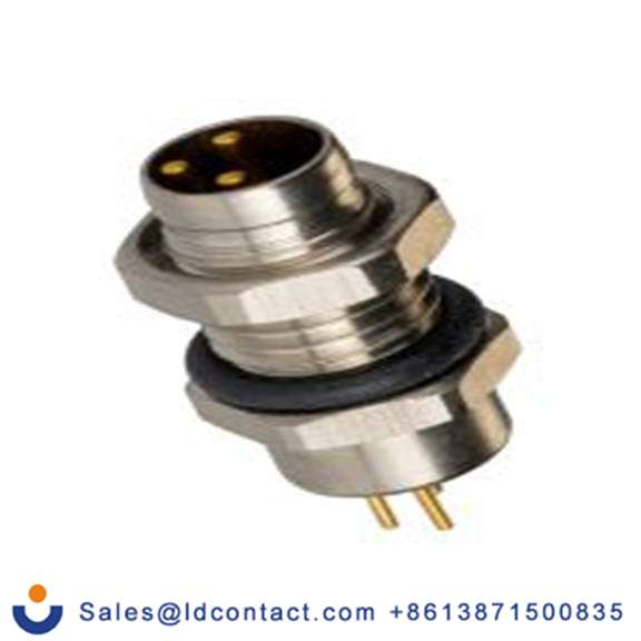 RS PRO,208-0589,M8 圆形连接器 插头, 3芯, 面板安装, 公芯, 60.0 V, IP40, CPM08系列