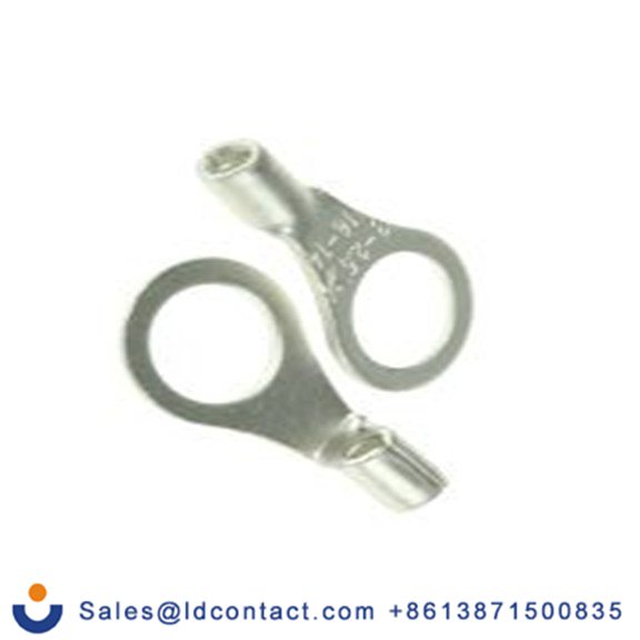 RS PRO,208-2587,非绝缘 圆形端子, M8螺栓, 银色, 最小电线尺寸: 16 AWG 14 AWG, 12.6 mm宽, 0.8 mm厚, 镀锡触点