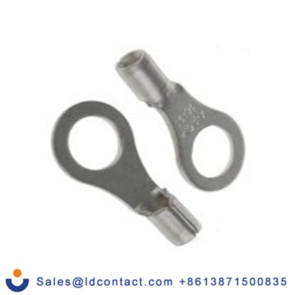 RS PRO,208-2593,非绝缘 铜 环形端子, Φ6.4 mm内环 16 AWG, M6螺栓 14 AWG至75 °C