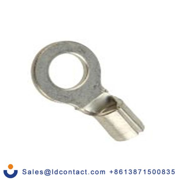 RS PRO,208-2616,非绝缘 铜 环形端子, Φ5.3 mm内环 16 AWG, M5螺栓 14 AWG至150 °C