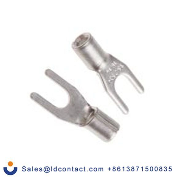 RS PRO,208-2672,非绝缘 叉型端子, M3.5螺栓, 银色, 最小电线尺寸: 16 AWG 14 AWG, 6.4 mm宽, 0.8 mm厚, 镀锡触点