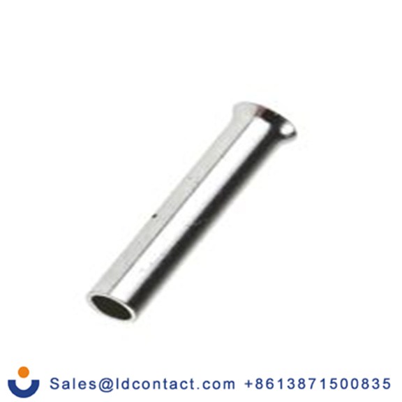 RS PRO,211-4268,非绝缘 压接靴带套圈, Φ1.5 mm x 8 mm引脚, 最大电线尺寸 18 AWG, 总长8 mm