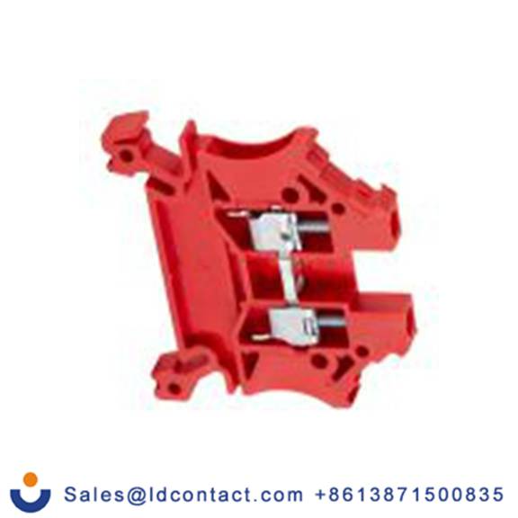 RS PRO,242-0483,1 馈通端子块, 1000 V, 红色, 43408TT系列 笼式弹簧夹 VDE