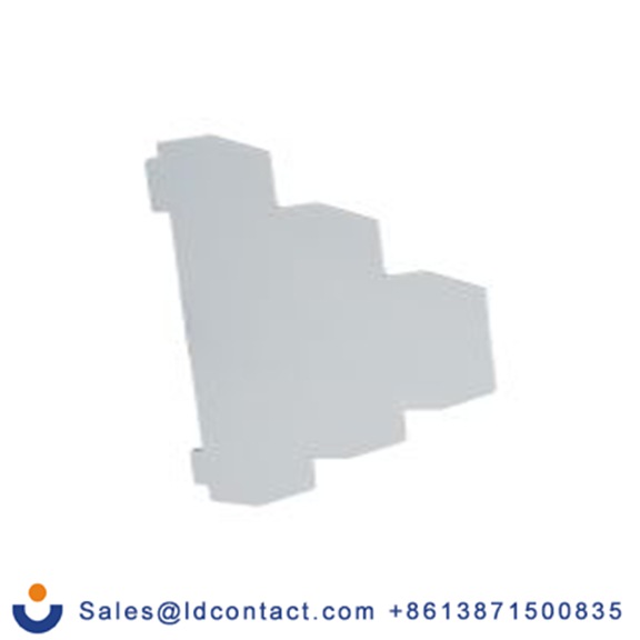 RS PRO,242-0523,馈通端子块 端板, 尼龙 66制, 灰色