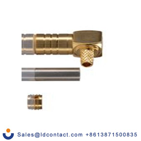 RS PRO,246-9420,SMB 连接器 母插, 50 Ω, 电缆安装, 直角, 用于同轴线 SMB系列 压接