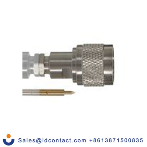 RS PRO,246-9428,N 连接器 公, 50 Ω, 电缆安装, 直向, 用于RG142线 N系列 夹