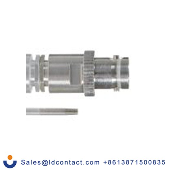 RS PRO,246-9446,BNC 连接器 母插, 50 Ω, 电缆安装, 直向, 用于RG58A线 BNC系列 夹