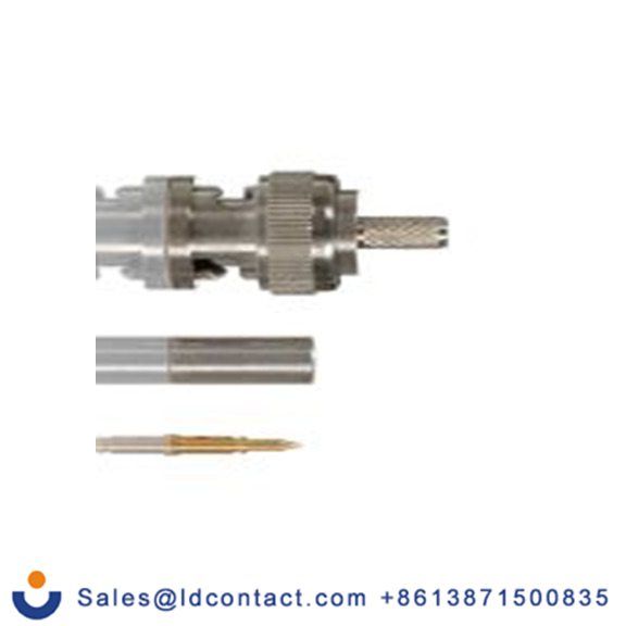 RS PRO,246-9459,BNC 连接器 公, 75 Ω, 电缆安装, 直向, 用于同轴线 BNC系列 压接