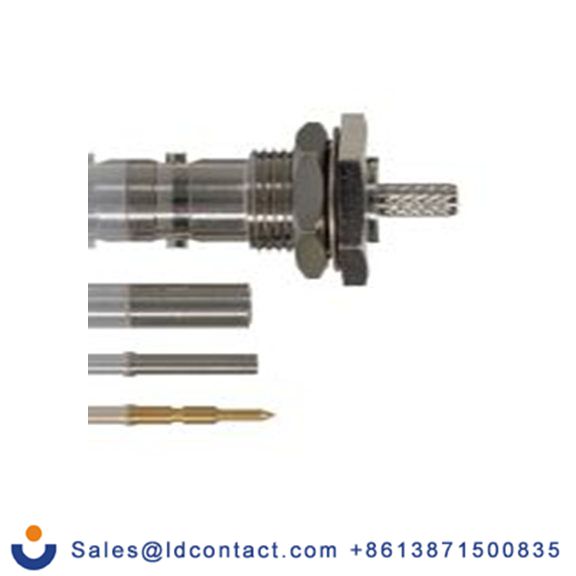 RS PRO,246-9461,BNC 连接器 母插, 50 Ω, 面板安装, 直向, 用于RG174线 BNC系列 压接