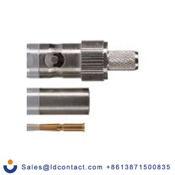 RS PRO,246-9464,BNC 连接器 母插, 75 Ω, 电缆安装, 直向, 用于RG59线 BNC系列 压接