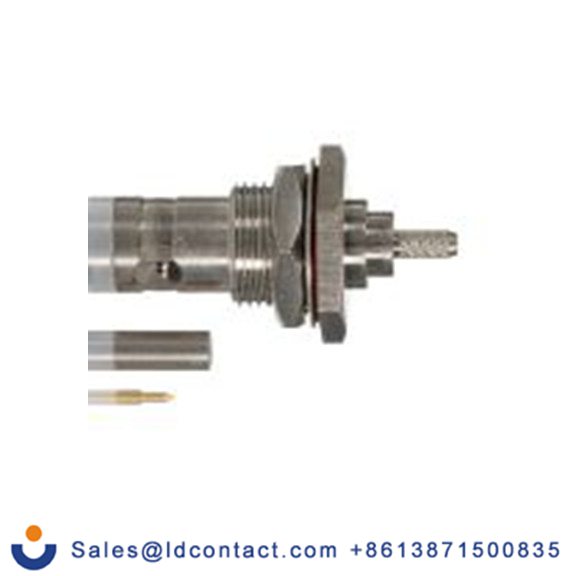 RS PRO,246-9474,BNC 连接器 公, 50 Ω, 面板安装, 直向, 用于同轴线 BNC系列 压接