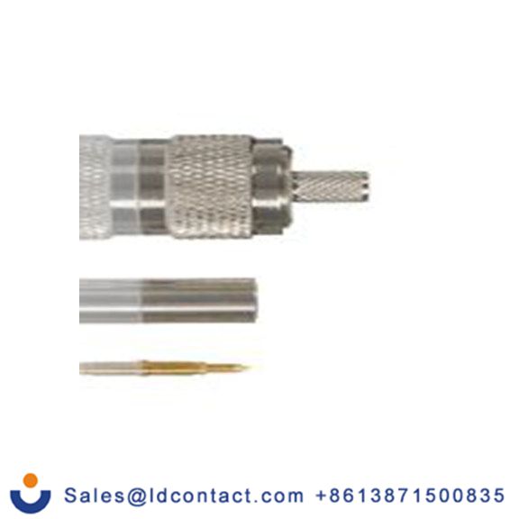 RS PRO,246-9477,TNC 连接器 公, 50 Ω, 电缆安装, 直向, 用于RG58/U线 TNC系列 压接