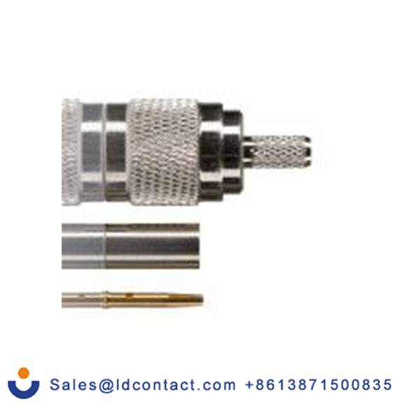 RS PRO,246-9479,TNC 连接器 公, 50 Ω, 电缆安装, 直向, 用于同轴线 TNC系列 压接