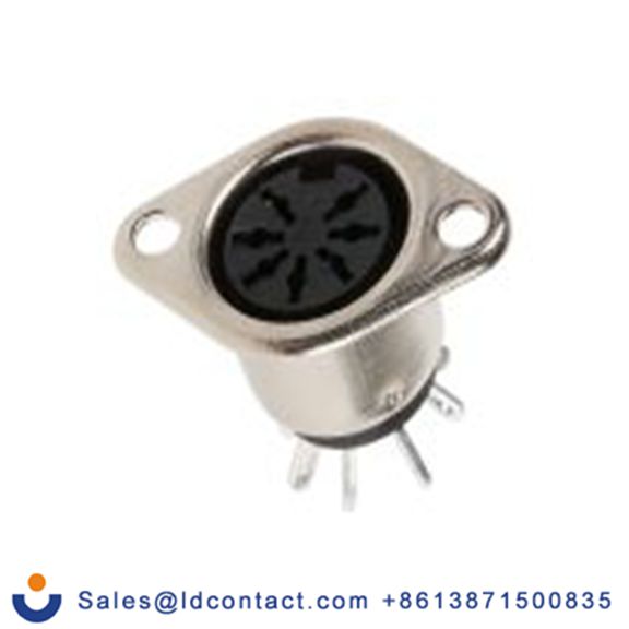 RS PRO,251-4258,DIN插座, Standard, 7触芯, 面板安装, 直向 2A NYS系列, 50 V, 螺钉 母插