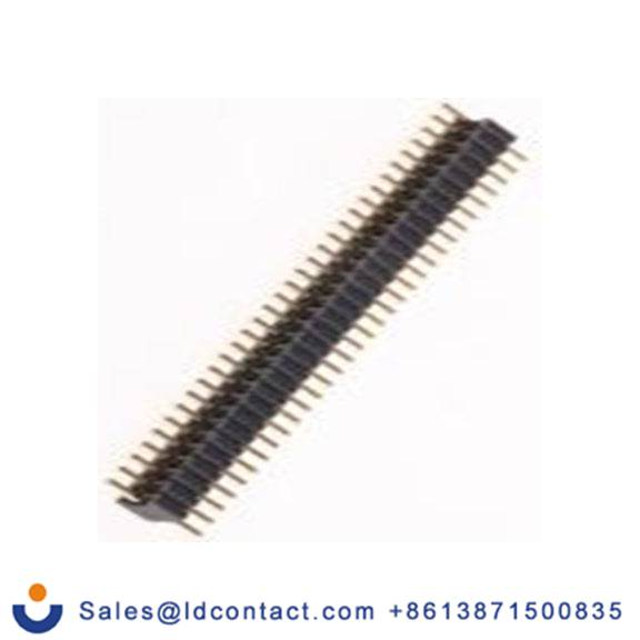 RS PRO,251-4315,32p 1排 引脚管座 直向, 1.27 mm间距, 通孔安装 无罩 W5811系列