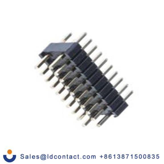 RS PRO,251-4337,20p 2排 引脚管座 直向, 1.27 mm间距, 通孔安装 无罩 W5821系列