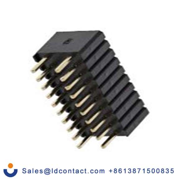 RS PRO,251-4343,20p 2排 排母 直向 通孔安装 插座条 焊接, 1.27 mm间距 W534821 (xx) SA系列