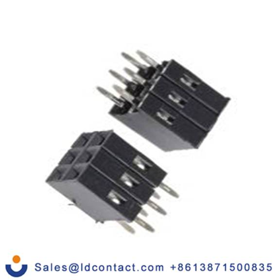 RS PRO,251-8216,6p 2排 排母 直向 通孔安装 插座条 焊接, 2.54 mm间距 W34821xxTHTRC系列