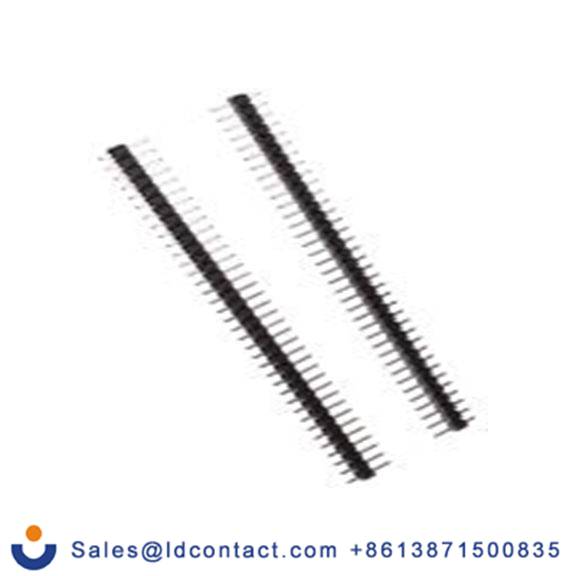 RS PRO,251-8317,36p 1排 引脚管座 直向, 2.54 mm间距, 650 V, 通孔安装 无罩