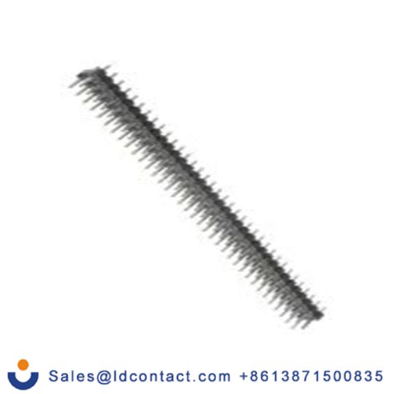 RS PRO,251-8373,72p 2排 引脚管座 直向 板对板连接器, 2.54 mm间距, 650 V, 通孔安装 无罩