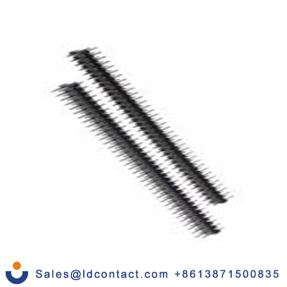 RS PRO,251-8389,72p 2排 引脚管座 直向, 2.54 mm间距, 通孔安装 无罩