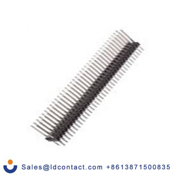 RS PRO,251-8402,72p 2排 引脚管座 直向, 2.54 mm间距, 通孔安装 无罩