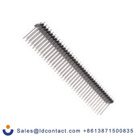 RS PRO,251-8424,72p 2排 引脚管座 直向, 2.54 mm间距, 通孔安装 无罩