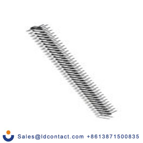 RS PRO,251-8468,72p 2排 引脚管座 直角, 2.54 mm间距, 通孔安装 无罩