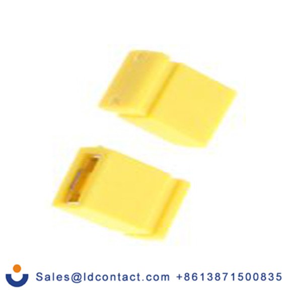 RS PRO,251-8525,短接, 2路 母插, 镀镍镀锡触点, 2.54 mm节距, 1行, 黄色