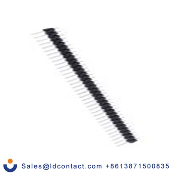 RS PRO,251-8632,36p 1排 引脚管座 直向, 2.54 mm间距, 通孔安装 无罩