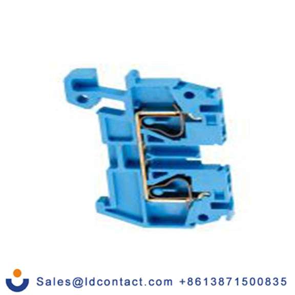 RS PRO,262-4162,1 接地端子排, 630 V, 2.5 mm²CSA, 蓝色 弹簧接线端子