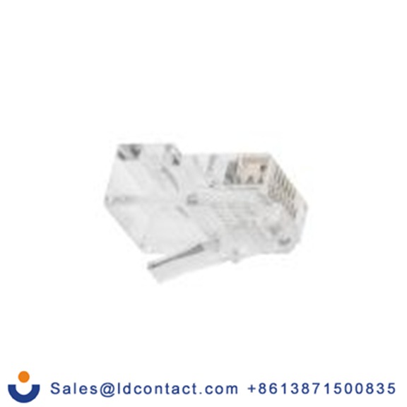 RS PRO,266-2637,RJ45 公 五类, 电缆, 电缆安装 RJ45 连接器, 1口, 8路, 无屏蔽, 直向