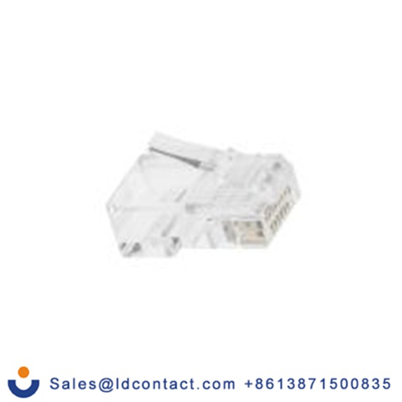 RS PRO,266-2639,RJ45 公 五类, 电缆, 电缆安装 RJ45 连接器, 1口, 8路, 无屏蔽, 直向