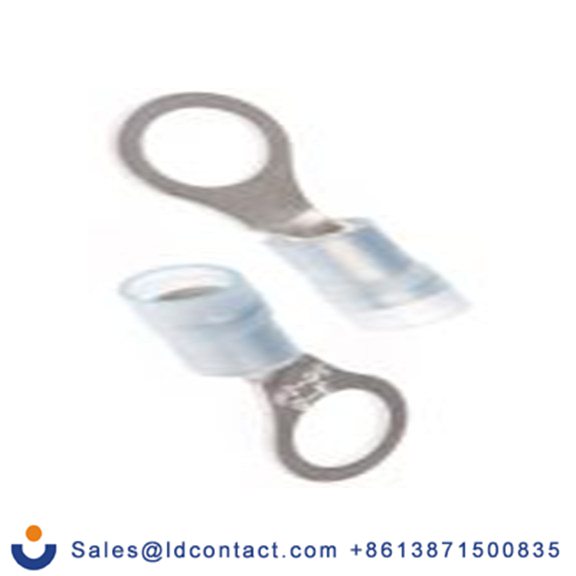 RS PRO,267-3723,绝缘 铜 环形端子, Φ8.4 mm内环 16 AWG, M8螺栓, 蓝色 14 AWG, -40 °C至105 °C E245391系列