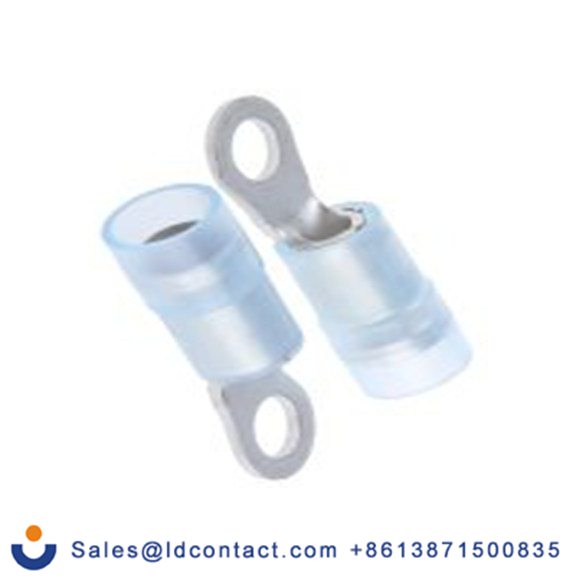 RS PRO,267-3789,绝缘 铜 环形端子, Φ3.7 mm内环 16 AWG, M3.5螺栓, 蓝色 14 AWG, -40 °C至105 °C E245391系列