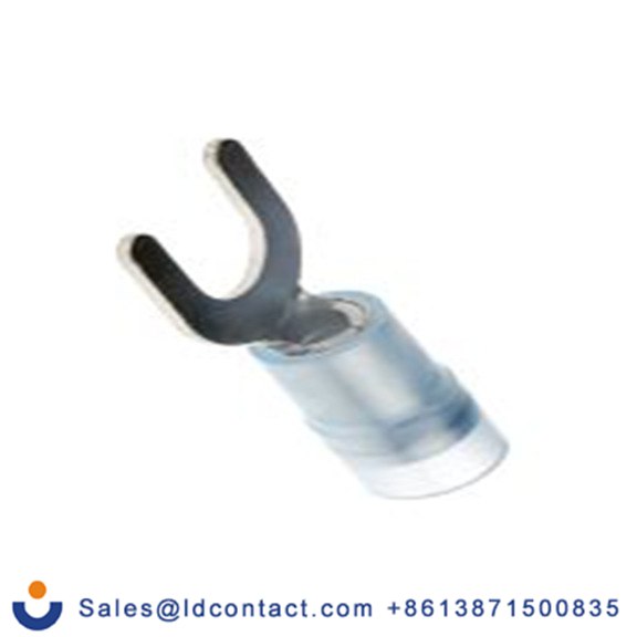 RS PRO,267-3818,绝缘 叉型端子, M5螺栓, 蓝色, 最小电线尺寸: 16 AWG 14 AWG, 9.3 mm宽, 0.8 mm厚, 镀锡触点 尼龙, SNYDL系列