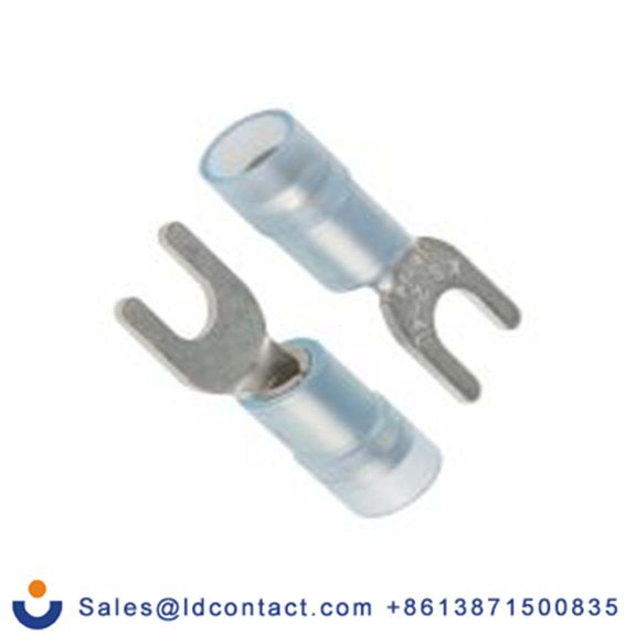 RS PRO,267-3830,绝缘 叉型端子, M4.5螺栓, 蓝色, 最小电线尺寸: 16 AWG 14 AWG, 7.9 mm宽, 0.8 mm厚, 镀锡触点 尼龙, SNYDL系列