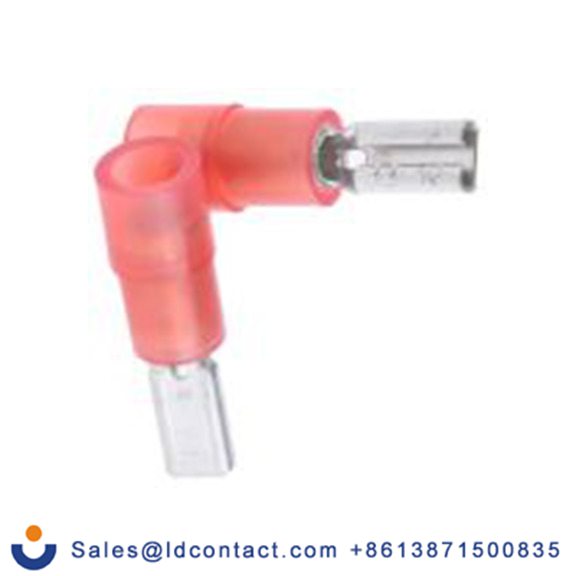 RS PRO,267-4192,绝缘 压接端子 母插, 2.8 x 0.5 mm接片, 红色 插簧端子, 尼龙绝缘, 镀锡 22 AWG 黄铜, 铜触点, 最大线规16 AWG 系列