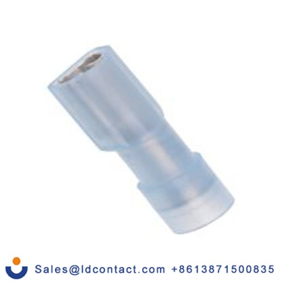 RS PRO,267-4316,绝缘 压接端子 母插, 4.75 x 0.8 mm接片, 蓝色 插簧端子, 尼龙绝缘, 镀锡 16 AWG 黄铜, 铜触点, 最大线规14 AWG 系列